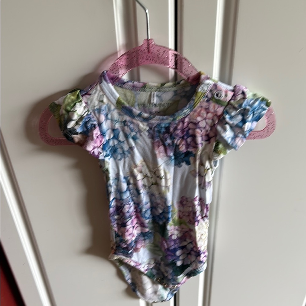 Posh Peanut Floral Kids One Piece